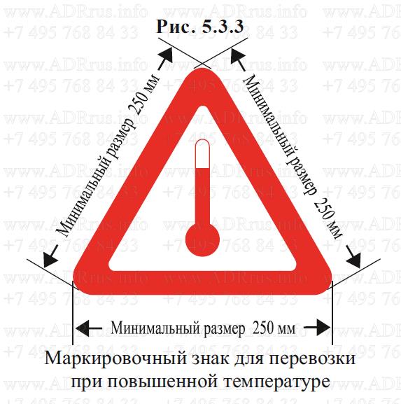 О чем предупреждает показанный на рисунке маркировочный знак прикрепленный к контейнеру